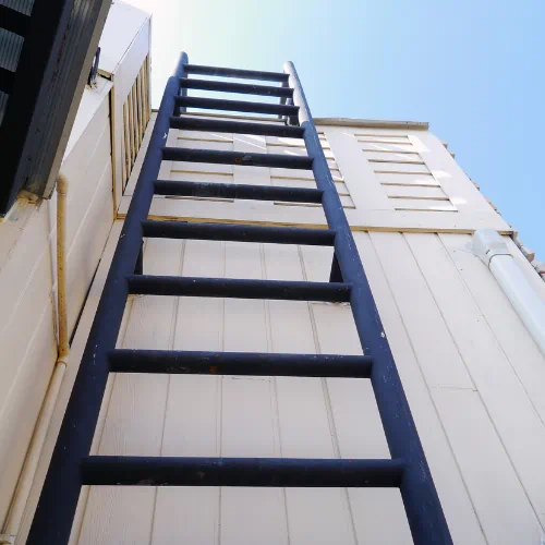 How often should ladders be visually inspected?